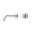 EMKE - EMKE Mitigeur Lavabo Mural Design Séparé 281×140×65 mm, Robinet Chromé en Laiton & Inox 304, Cartouche Céramique Longue Durée - vignette
