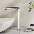 EMKE - EMKE Mitigeur de Lavabo Chromé Design, 332 × 220 × 76 mm, Robinet Salle de Bain en Laiton, Cartouche Céramique Longue Durée, Pose Rapid - vignette