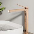 EMKE - EMKE Mitigeur pour Lavabo et Cuisine 335×233×46 mm, Robinet Or Rosé en Laiton & Inox 304, Cartouche Céramique, Aérateur Économiseur d’Eau - vignette