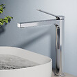 EMKE - EMKE Mitigeur pour Lavabo et Cuisine 335×233×46 mm, Robinet Chromé en Laiton & Inox 304, Cartouche Céramique, Aérateur Économiseur d’Eau - vignette