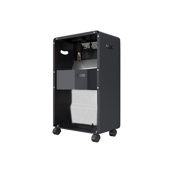 INTEC - Poele à gaz pliable 4,2KW Pliable Noir Brûleur céramique Infrarouge Allumage Piezo Chauffage d'appoint gaz INTEC - large