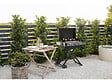 HABITAT ET JARDIN - Plancha à gaz avec chariot pliable et portable "Firo" - 7,5 kw - Noir - vignette