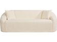 HABITAT ET JARDIN - Canapé droit fixe en tissu "Ondine" - 3 places - Beige - vignette