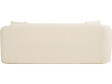 HABITAT ET JARDIN - Canapé droit fixe en tissu "Ondine" - 3 places - Beige - vignette