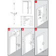SECURY-T - Serrure de sûreté pour porte d'entrée avec tringles - En Applique - 6 points - Blanc - Gauche - Axe 60 mm - 5 clés - vignette