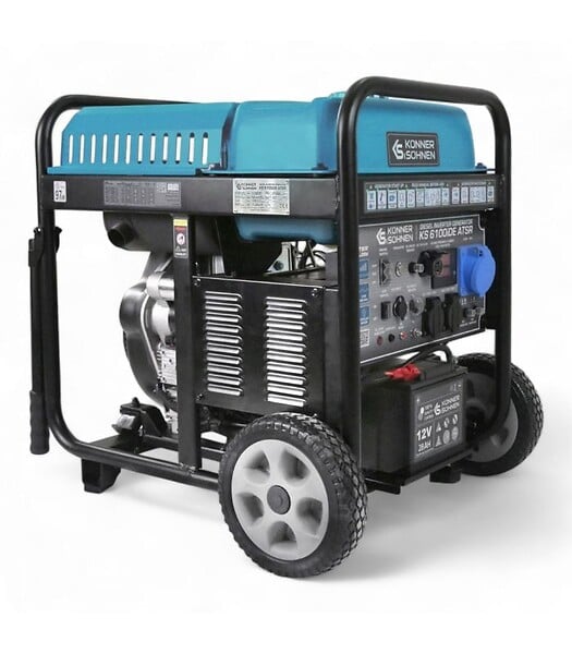 KONNER SOHNEN - Groupe électrogène thermique inverter, puissance nominale 5000W - Könner  Söhnen KS 6100iDE ATSR - large