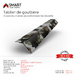 BRAVO THE SMART SOLUTION - Tablier de gouttière - bac acier - tôle de couverture - Toiture -  H12 Coloris Camouflage Printech L=2m - vignette
