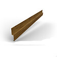 BRAVO THE SMART SOLUTION - Profilé de joint Tôle bac acier - Toiture - Couverture - plaque H12 Coloris Golden Oak Printech L=2m - vignette