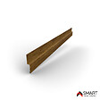BRAVO THE SMART SOLUTION - Profilé de joint Tôle bac acier - Toiture - Couverture - plaque H12 Coloris Golden Oak Printech L=2m - vignette