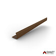 BRAVO THE SMART SOLUTION - Profil d`angle extérieur Tôle bac acier - Toiture - Couverture - plaque H12 Coloris Walnut Printech L=2m - vignette