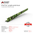 BRAVO THE SMART SOLUTION - Profil d`angle extérieur Tôle bac acier - Toiture - Couverture - plaque H12 Coloris Apple Tree Printech L=2m - vignette
