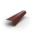 BRAVO THE SMART SOLUTION - Tablier de gouttière - bac acier - tôle de couverture - Toiture -  TR25 Coloris  Rouge Oxyde RAL 3009 L=2m, épaisseur 0.50mm - vignette
