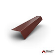 BRAVO THE SMART SOLUTION - Tablier de gouttière - bac acier - tôle de couverture - Toiture -  TR25 Coloris  Rouge Oxyde RAL 3009 L=2m, épaisseur 0.50mm - vignette
