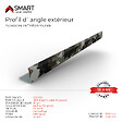 BRAVO THE SMART SOLUTION - Profil d`angle extérieur Tôle bac acier - Toiture - Couverture - H12 Coloris Camouflage Printech L=2m - vignette