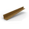 BRAVO THE SMART SOLUTION - Profil d`angle intérieur Tôle bac acier - Toiture - Couverture - plaque H12 Coloris Golden Oak Printech L=2m - vignette