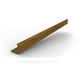 BRAVO THE SMART SOLUTION - Profil d`angle extérieur Tôle bac acier - Toiture - Couverture - plaque H12 Coloris Golden Oak Printech L=2m - vignette