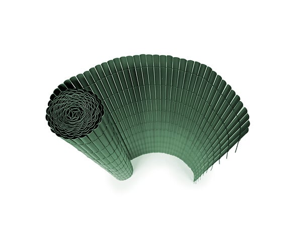 SICATEC - Canisse brise-vue PVC vert - 1x3m - large