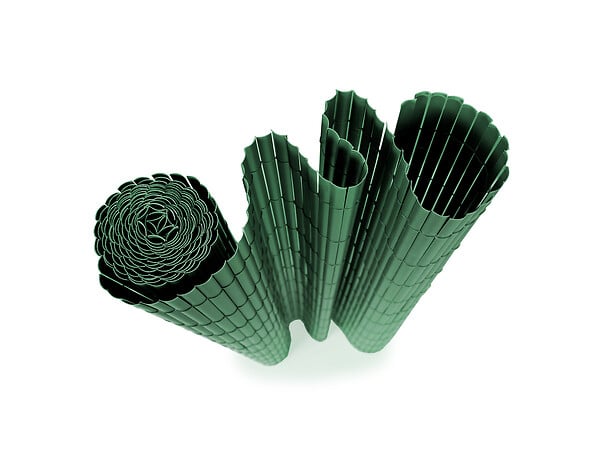 SICATEC - Canisse brise-vue PVC vert - 1x3m - large