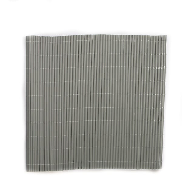 SICATEC - Canisse PVC Simple Face 1m x 3m Gris - large