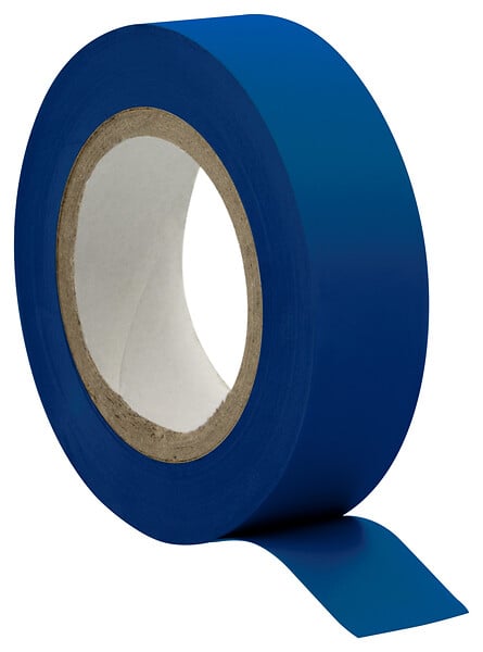 HELLERMANNTYTON - Klauke Ruban Isolant PVC usage courant Bleu - large