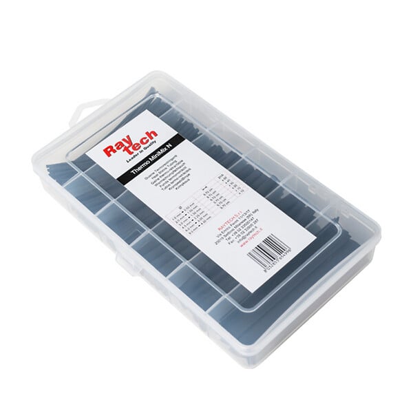 RAYTECH - THERMO MINIMIX-N - Assortiment de gaines thermo-rétractables prédécoupées 97mm - large