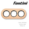 FONTINI - Plaque 3 postes hetre naturel  DO-FONTINI - vignette