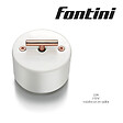 FONTINI - FONTINI Inter. volets-roulants rotatif metal cuivre brill. porcel. blanche DO - vignette