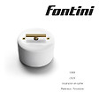 FONTINI - FONTINI Va-et-vient métal laiton doré satiné porcelaine blanche DO - vignette