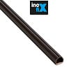 INOFIX - Inofix Cablefix adhésif 5,5 x 5 mm marron - Lot de 4 gaines adhésives pratiques et résistantes - vignette