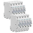SIEMENS - SIEMENS Lot de 10 disjoncteurs Auto P+N 20A - vignette