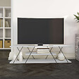 HABITAT ET JARDIN - Meuble TV en bois "April" - 120 x 30 x 33 cm - Blanc - vignette