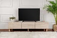HABITAT ET JARDIN - Meuble TV en bois "Alvin" - 180 x 31 x 42 cm - Beige - vignette