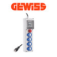 BATILEC - Coffret de chantier monophasé IP44 – 4 prises 230V 16A, différentiel 30mA, arrêt d'urgence et câble 3 m HO7RN-F-GEWISS - vignette