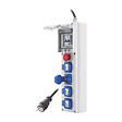 BATILEC - Coffret de chantier monophasé IP44 – 4 prises 230V 16A, différentiel 30mA, arrêt d'urgence et câble 3 m HO7RN-F-GEWISS - vignette