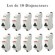 ABB - Lot de 10 disjoncteurs automatiques Ph+N raccordement Rapide 10A-4,5Ka-ABB - vignette