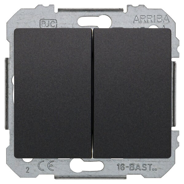 SIEMENS - Double Va et Vient Anthracite Delta IRIS-SIEMENS - large