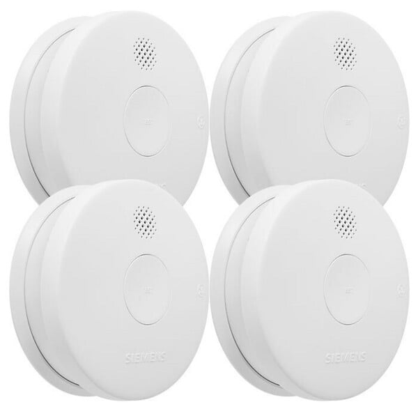 SIEMENS - Lot de 4 détecteurs de fumée 5TC1292-6 NF Autonomie 5 ans / Garantie 3 ans-SIEMENS - large