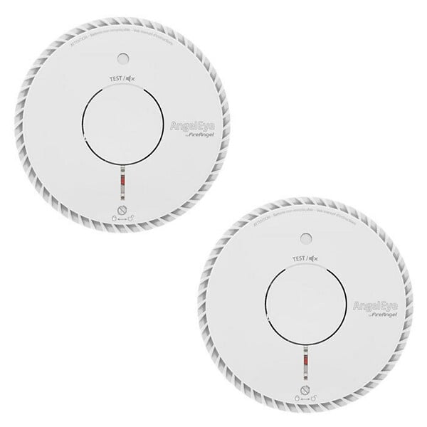 ANGELEYE - AngelEye Lot de 2 détecteurs de fumée NF autonomie et garantie 10 ans - large