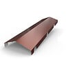 BRAVO THE SMART SOLUTION - Faitière double crantée TR45 - bac acier - tôle de couverture - Toiture -  Coloris Brun Rouge Terracotta RAL 8012 L=2.10m, épaisseur 0.63mm - vignette