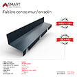 BRAVO THE SMART SOLUTION - Faitière en solin TR45 - bac acier - tôle de couverture - Toiture -  Coloris Gris Bleu RAL 5008 L=2.10m, épaisseur 0.63mm - vignette