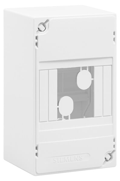 SIEMENS - SIEMENS Tableautin électrique 1 rangée 4 modules - large