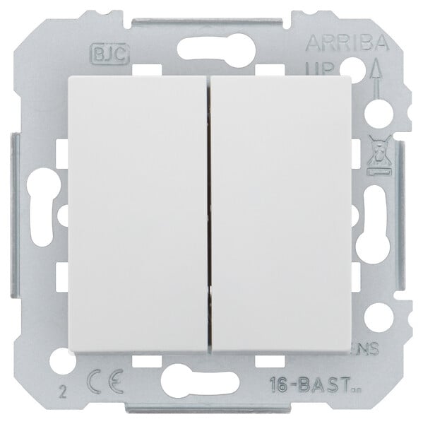 SIEMENS - Double Va-et-Vient Blanc Siemens DELTA VIVA - large