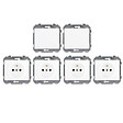 SIEMENS - SIEMENS Lot de 2 Va & Vient Blanc et 4 Prises 2P+T Blanc - vignette
