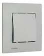 SIEMENS - Poussoir Silver Delta Viva + Plaque Silver - vignette