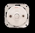 FONTINI - FONTINI - Bouton poussoir 10A 24V DC Porcelaine blanche Garby Colonial - vignette