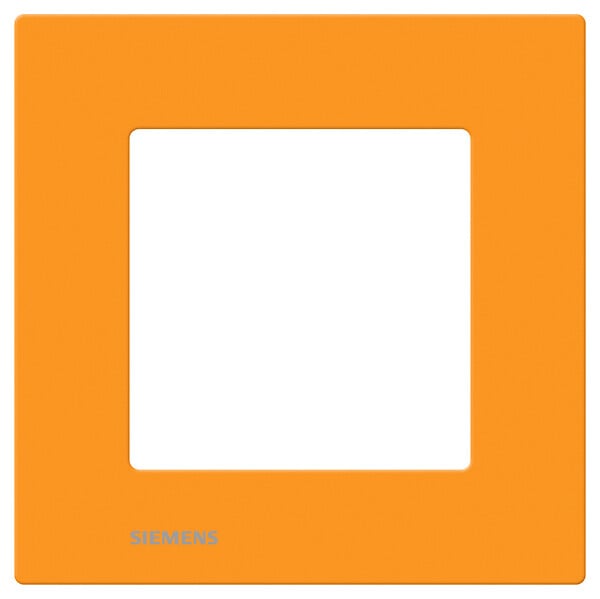 SIEMENS - SIEMENS Plaque Simple Orange Siemens DELTA VIVA - large