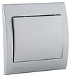 SIEMENS - SIEMENS Lot de 3 Va et Vient Silver Delta Iris avec plaque Basic Silver - vignette