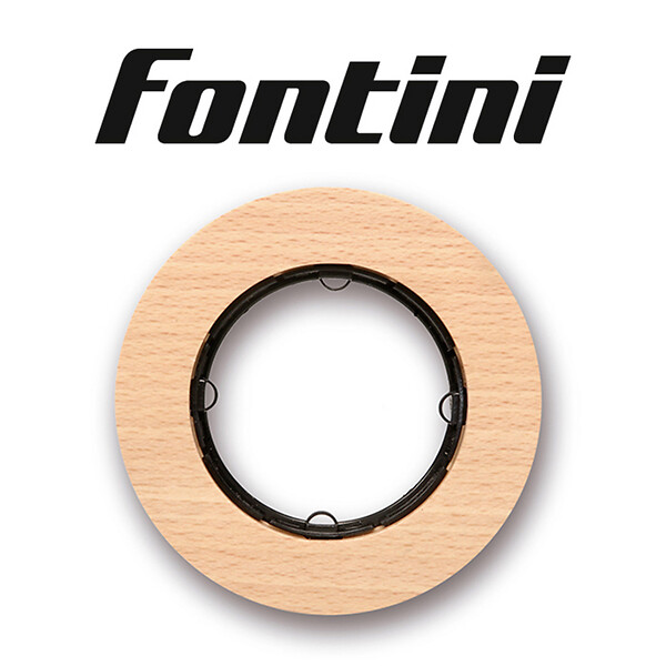 FONTINI - FONTINI Plaque 1 poste hêtre naturel DO LOW - large