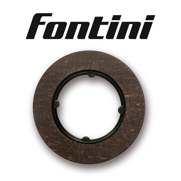 FONTINI - Plaque 1 poste hêtre obscurci DO LOW - large