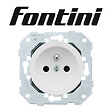 FONTINI - FONTINI Prise 2P+T Blanc Glossy DOM - vignette